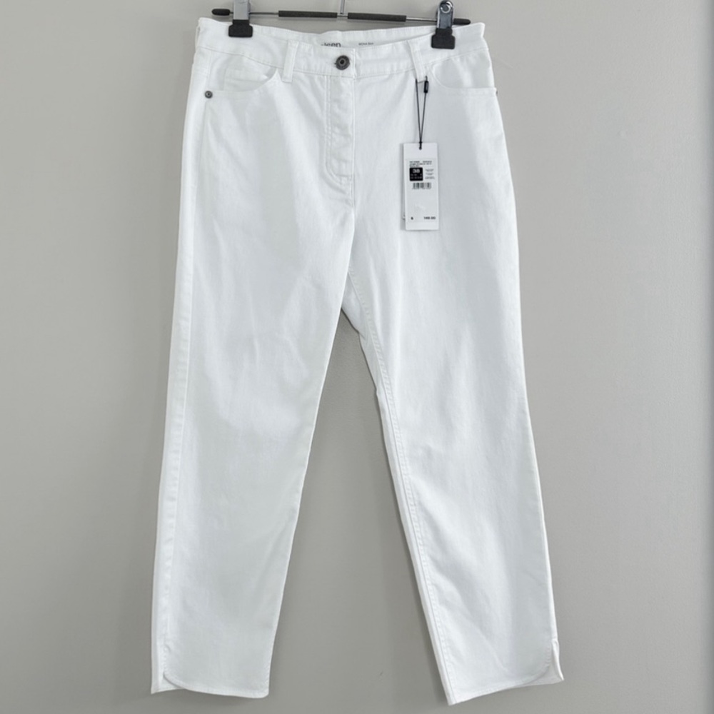 NWT Olsen White Slim Ankle Pants - 8